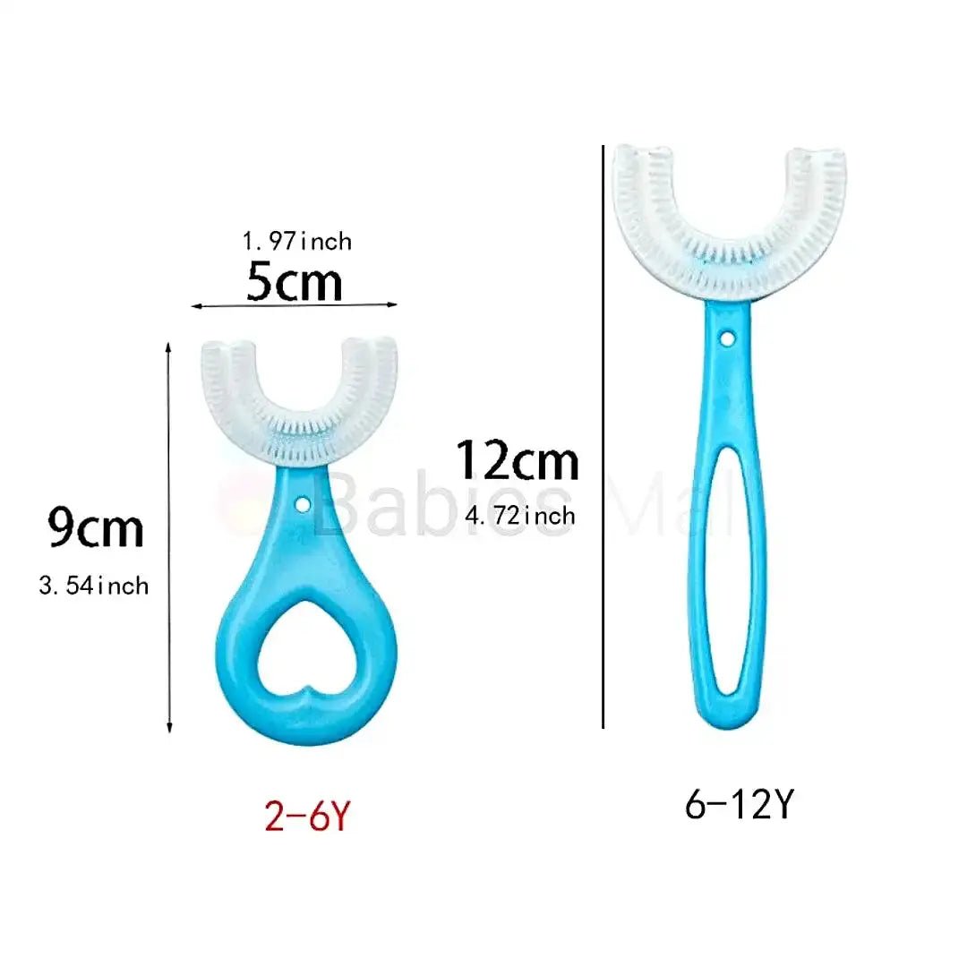 U - Shaped Kids Toothbrush - Babies Mall